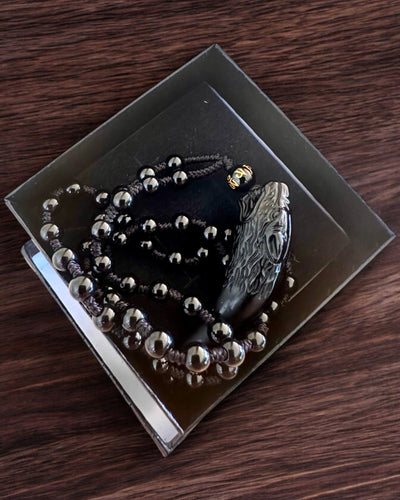 Colmillo de Lobo de Jade - Amuleto de Fuerza y Protección, posibilidad de personalización con grabado para regalo