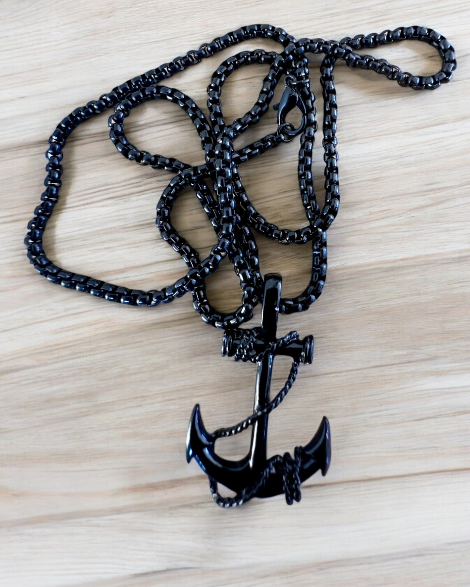 "Kotwica Determinacji - Amuleto Marino", collar, posibilidad de personalización con grabado para regalo, 3 variantes a elegir