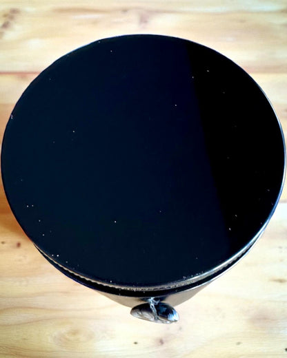 Vela de soja intencional 250 ml con piedra natural – elige tu energía: Citrino o Granate, personalización con grabado para regalo