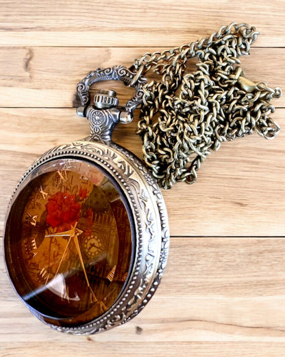 Reloj de Bolsillo "Vintage Charm" personalización con grabado para regalo