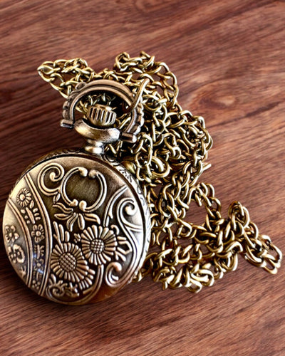 Reloj de bolsillo "Rybia Łuska" con opción de grabado para regalo