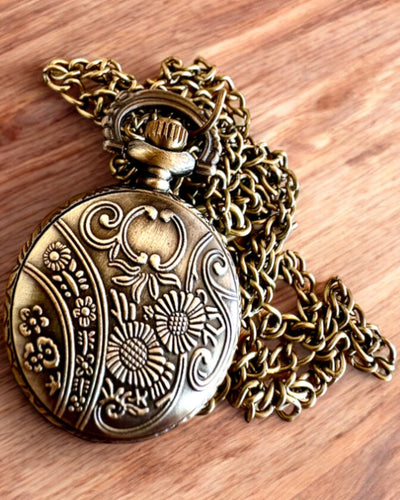 Reloj de bolsillo "Rybia Łuska" con opción de grabado para regalo