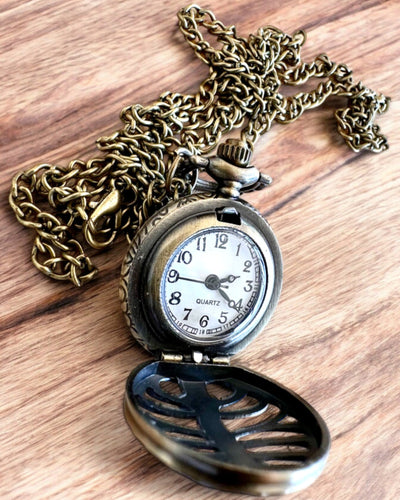 Reloj de bolsillo "Rybia Łuska" con opción de grabado para regalo