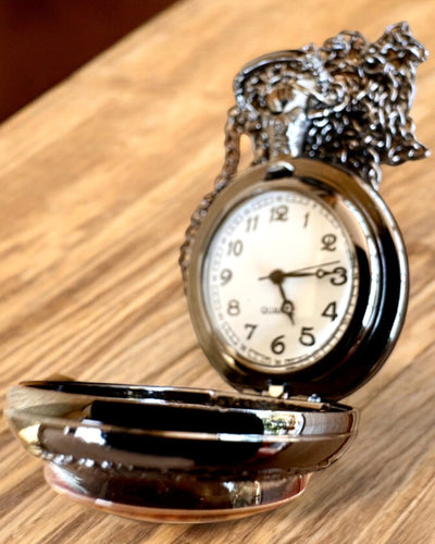 Reloj de Bolsillo "Árbol de la Vida" con Posibilidad de Grabado para regalo
