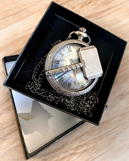 Młot Czasu - Reloj de Bolsillo, posibilidad de personalizar con grabado para regalo