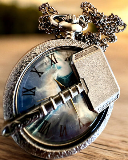 Młot Czasu - Reloj de Bolsillo, posibilidad de personalizar con grabado para regalo