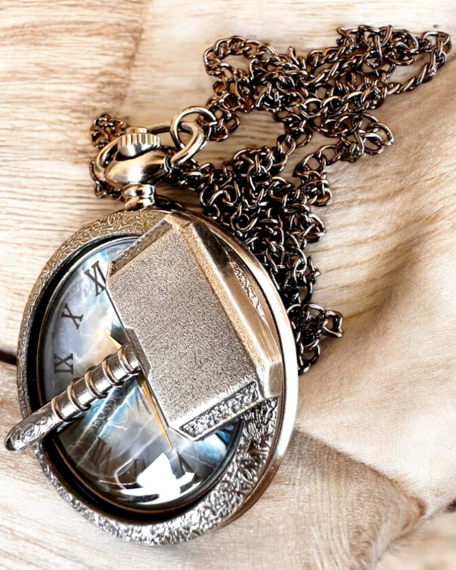 Młot Czasu - Reloj de Bolsillo, posibilidad de personalizar con grabado para regalo