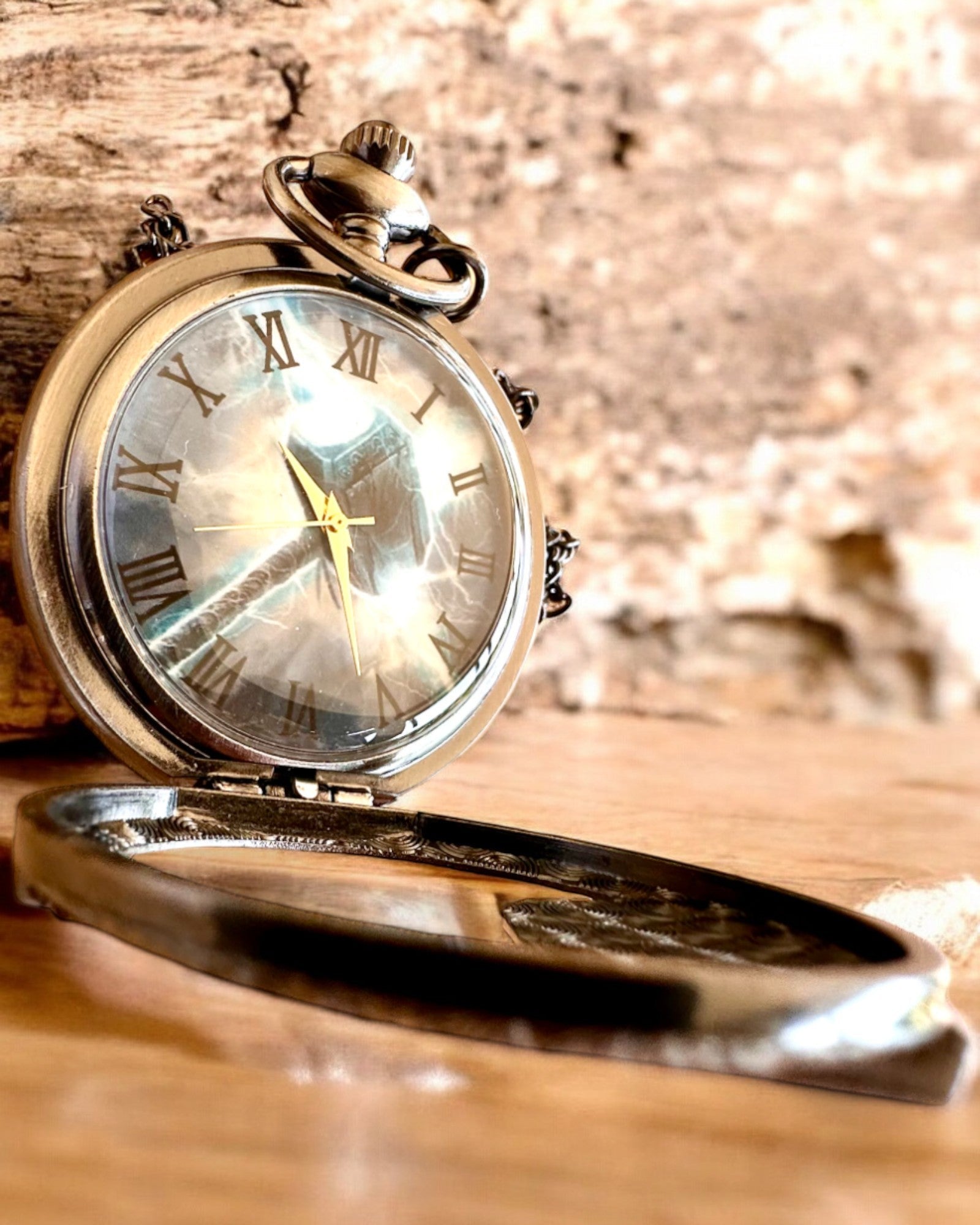 Młot Czasu - Reloj de Bolsillo, posibilidad de personalizar con grabado para regalo