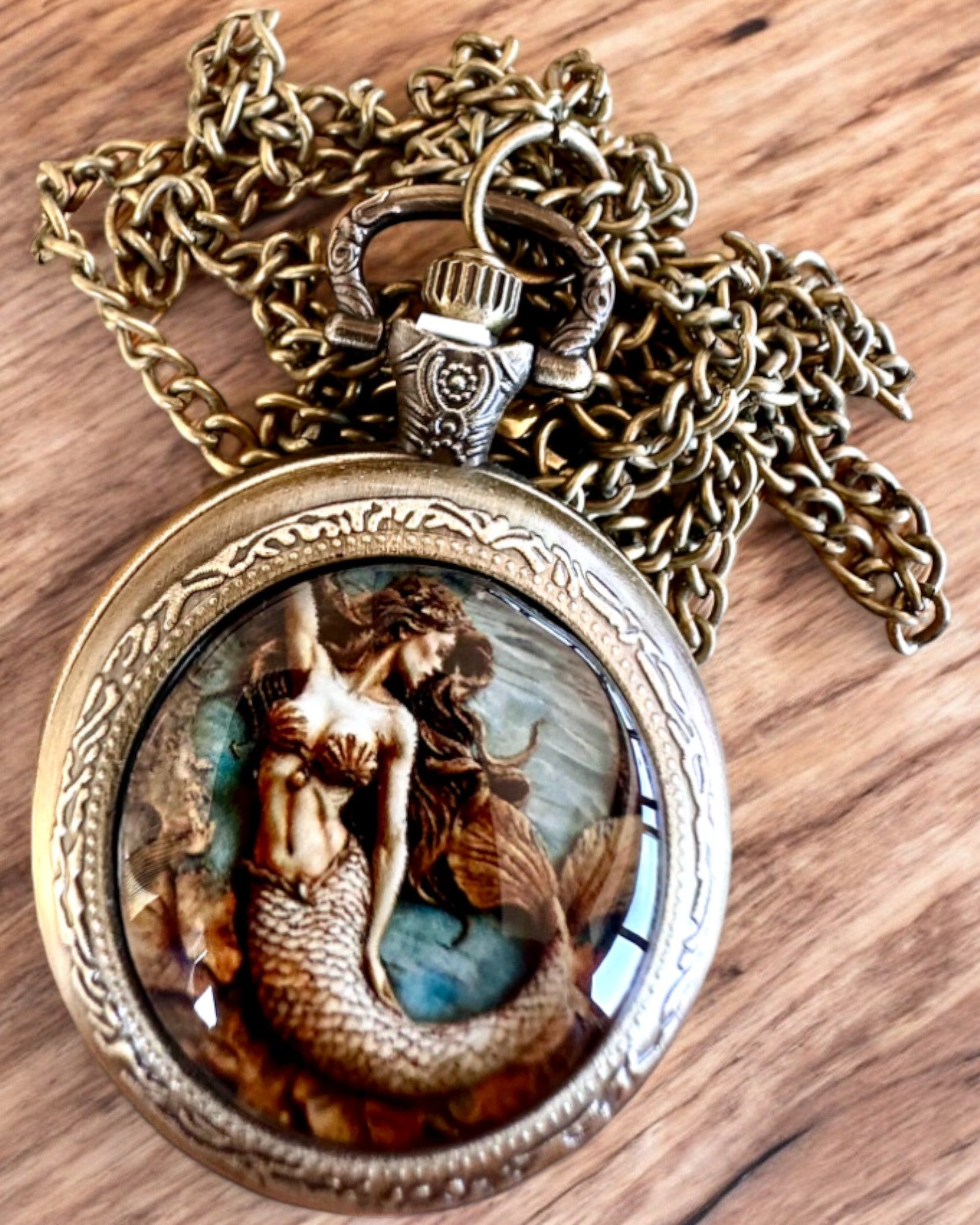 Reloj de Bolsillo "Syrena Tajemnic", posibilidad de personalización con grabado para regalo