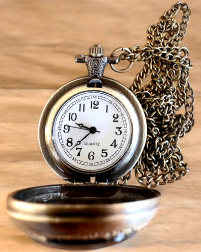 Reloj de bolsillo elegante "Słoneczna Luminacja" con opción de grabado para regalo