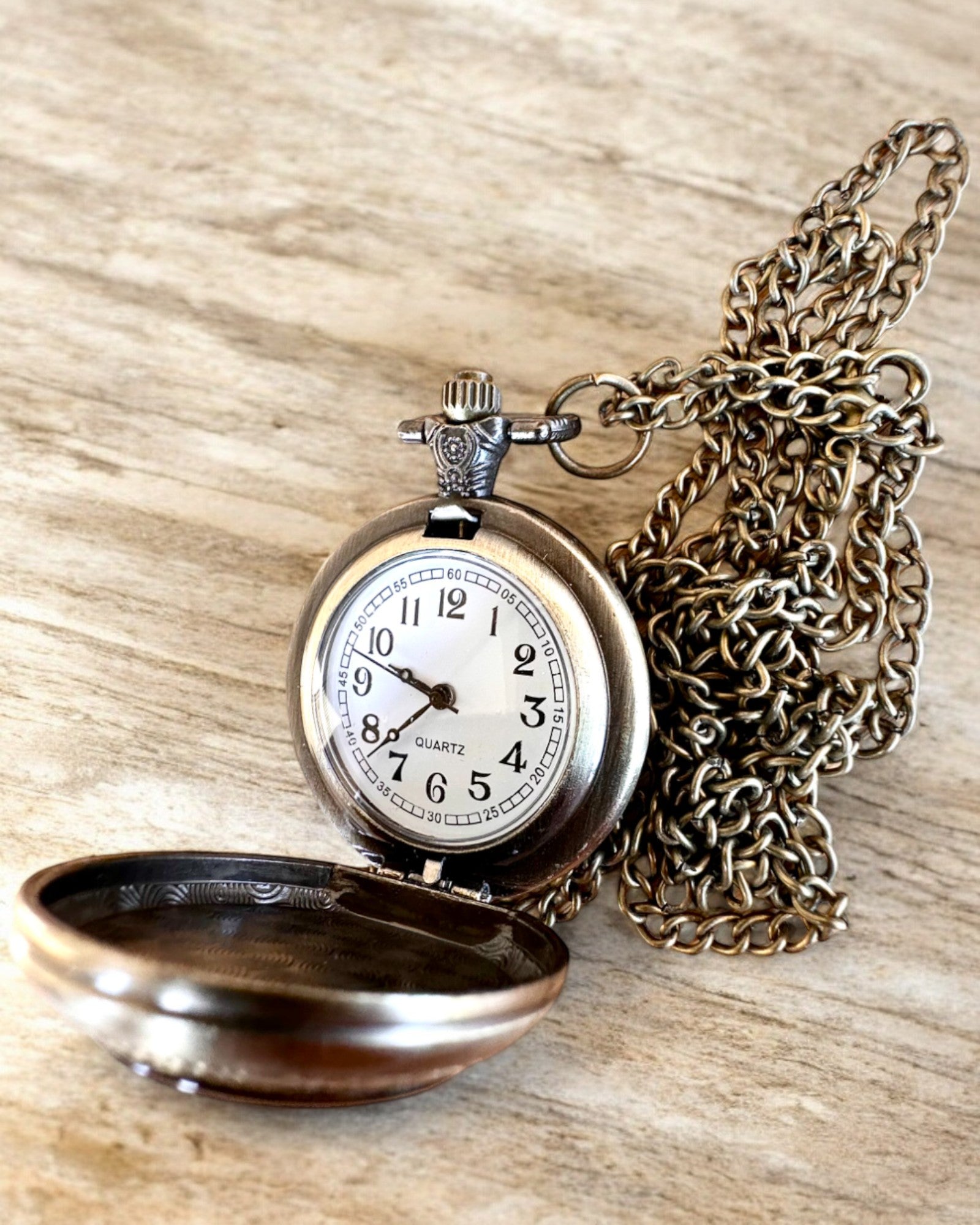 Reloj de bolsillo elegante "Słoneczna Luminacja" con opción de grabado para regalo