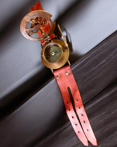 Reloj de Sol "Antyczny Kompas", reloj de pulsera con brújula, posibilidad de personalización con grabado