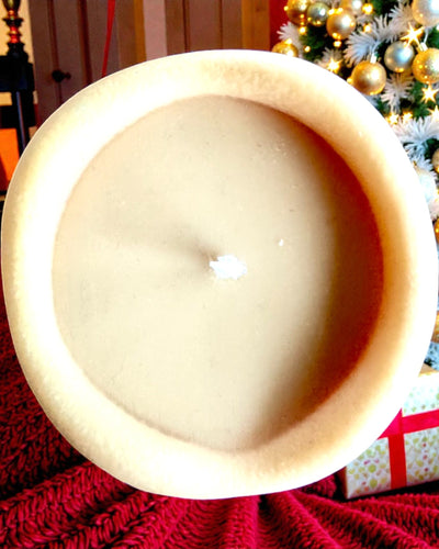 Vela de soja Zorro Invernal, 7,5 cm de altura, vela de soja vertida a mano con un adorable zorro dormido, personalizable con grabado en la placa