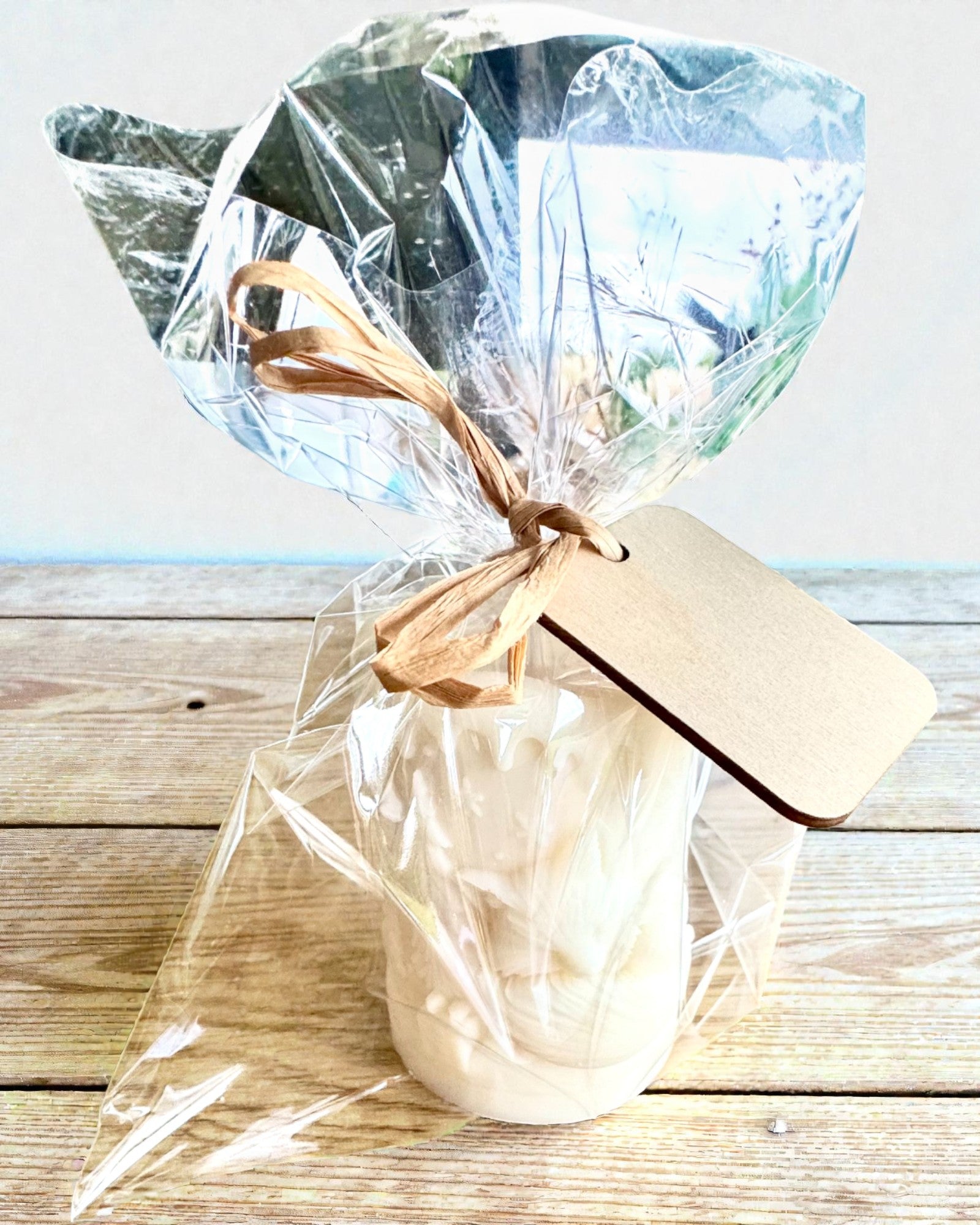 Vela de soja Zorro Invernal, 7,5 cm de altura, vela de soja vertida a mano con un adorable zorro dormido, personalizable con grabado en la placa