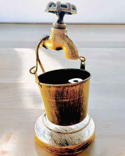 Cenicero Metálico Estilizado "Rustic Charm" de 19-23 cm de altura, 8 variantes a elegir, grabado a pedido