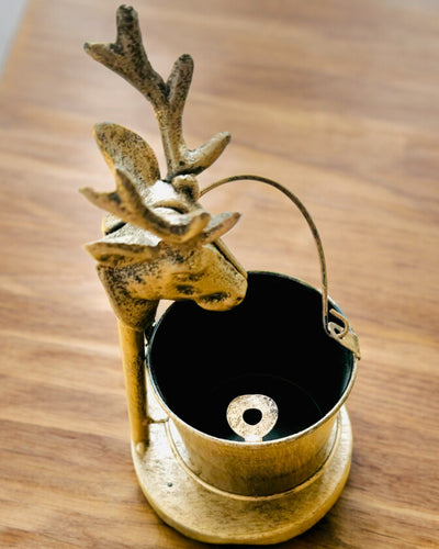 Cenicero Metálico Estilizado "Rustic Charm" de 19-23 cm de altura, 8 variantes a elegir, grabado a pedido