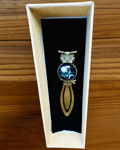 Marcador de libro "Sowa z Konstelacjami" - 12 variantes para elegir, personalización con grabado