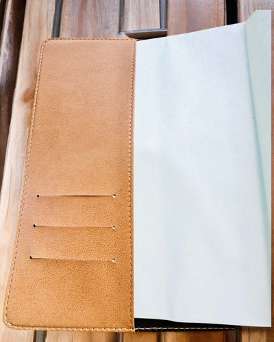 Exclusivo Cuaderno de Cuero "Sekretnik" A5 con Cerradura de Combinación - personalización con grabado