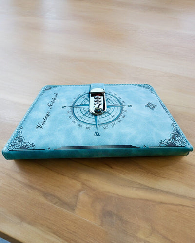 Cuaderno Secreto A5 Vintage con bloqueo de código - Elige Tu Estilo, personalización con grabado para regalo