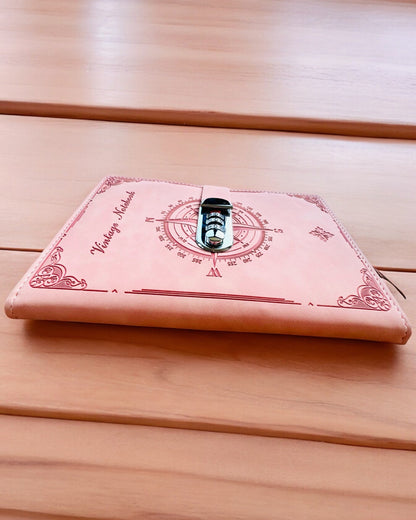 Cuaderno Secreto A5 Vintage con bloqueo de código - Elige Tu Estilo, personalización con grabado para regalo