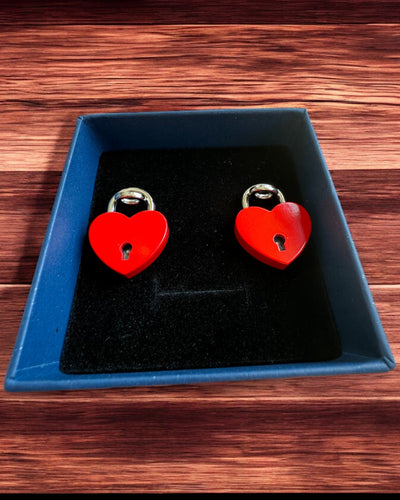 Mini Candados de Amor en Forma de Corazón DeLuxe, Set de 2 candados con llaves, 6 variantes a elegir, posibilidad de personalización con grabado para regalo