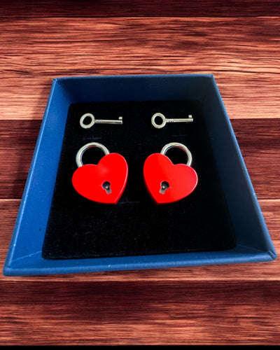 Mini Candados de Amor en Forma de Corazón DeLuxe, Set de 2 candados con llaves, 6 variantes a elegir, posibilidad de personalización con grabado para regalo