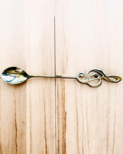 Cucharita Elegante con Clave de Sol – Personalizada para regalo, 2 variantes de color a elegir