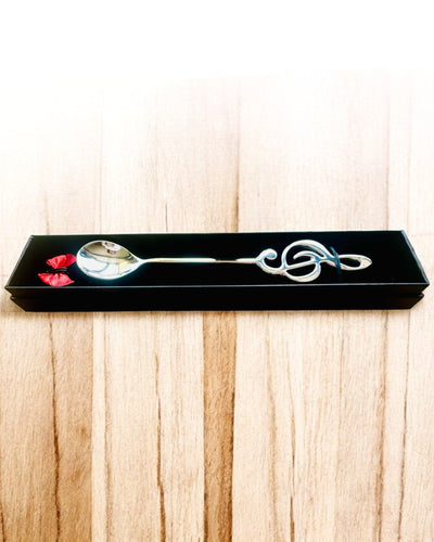 Cucharita Elegante con Clave de Sol – Personalizada para regalo, 2 variantes de color a elegir