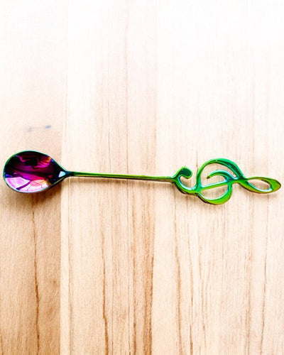 Cucharita Elegante con Clave de Sol – Personalizada para regalo, 2 variantes de color a elegir