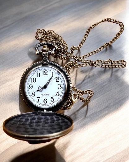 Reloj de bolsillo "Lokomotywa Czasu" con grabado, para regalo, motivo de tren