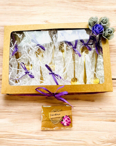 Juego de Cucharitas "Kwiatowa Rapsodia" - personalización con grabado para regalo, 2 variantes a elegir