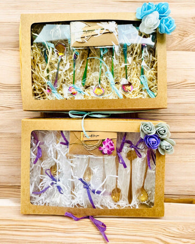 Juego de Cucharitas "Kwiatowa Rapsodia" - personalización con grabado para regalo, 2 variantes a elegir