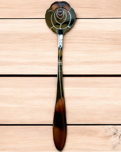 Cucharita elegante "Kwiatowa Elegancja" – Personalizada para regalo, grabado, 7 variantes para elegir