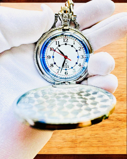 Reloj de Bolsillo "Motocyklowy Elegancik 2" – Grabado para regalo, 3 variantes de color
