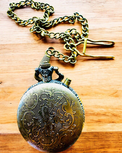 Reloj de Bolsillo "Motocyklowy Elegancik 2" – Grabado para regalo, 3 variantes de color