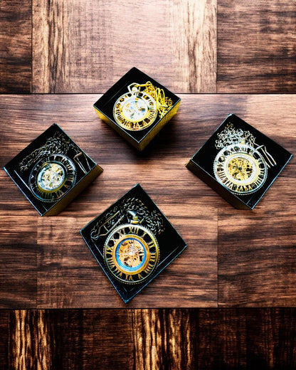 Reloj de Bolsillo "Mechanica Heritage" con Opción de Personalización