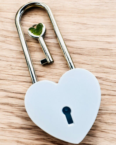 Cerraduras Mágicas del Amor con Opción de Grabado para regalo, 5 variantes de color a elegir
