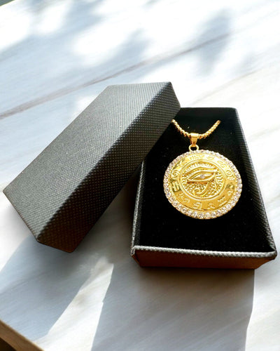 Amuleto de Poder "Ojo de Ra", posibilidad de personalización con grabado para regalo