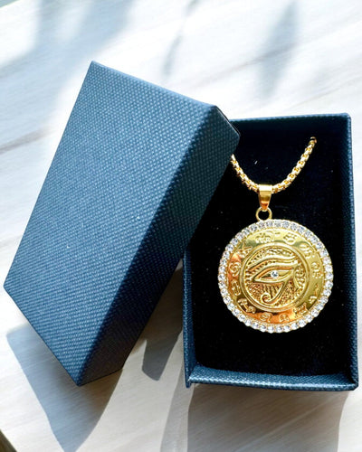 Amuleto de Poder "Ojo de Ra", posibilidad de personalización con grabado para regalo