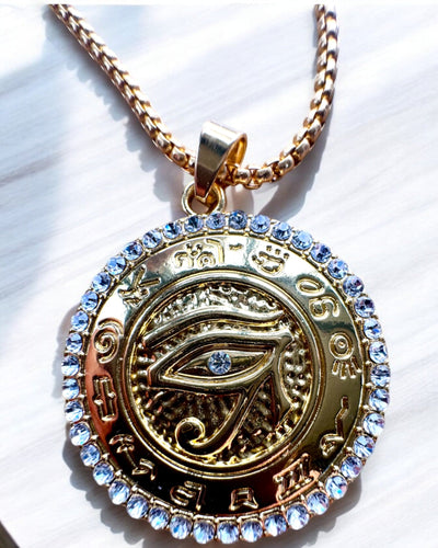Amuleto de Poder "Ojo de Ra", posibilidad de personalización con grabado para regalo