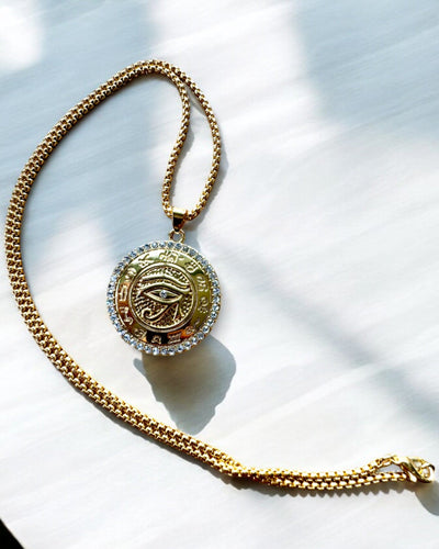 Amuleto de Poder "Ojo de Ra", posibilidad de personalización con grabado para regalo