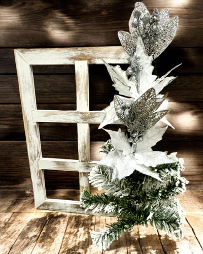 Marcos decorativos "Zimowy Blask" de 2 piezas para Navidad, posibilidad de personalización con grabado para regalo