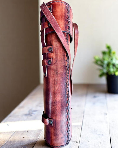 Luneta Królewska „Voyager 1818” – Exclusiva, de Latón, 83 cm, hecha a mano, estuche de Cuero Natural – Edición de Coleccionista, personalización con grabado para regalo