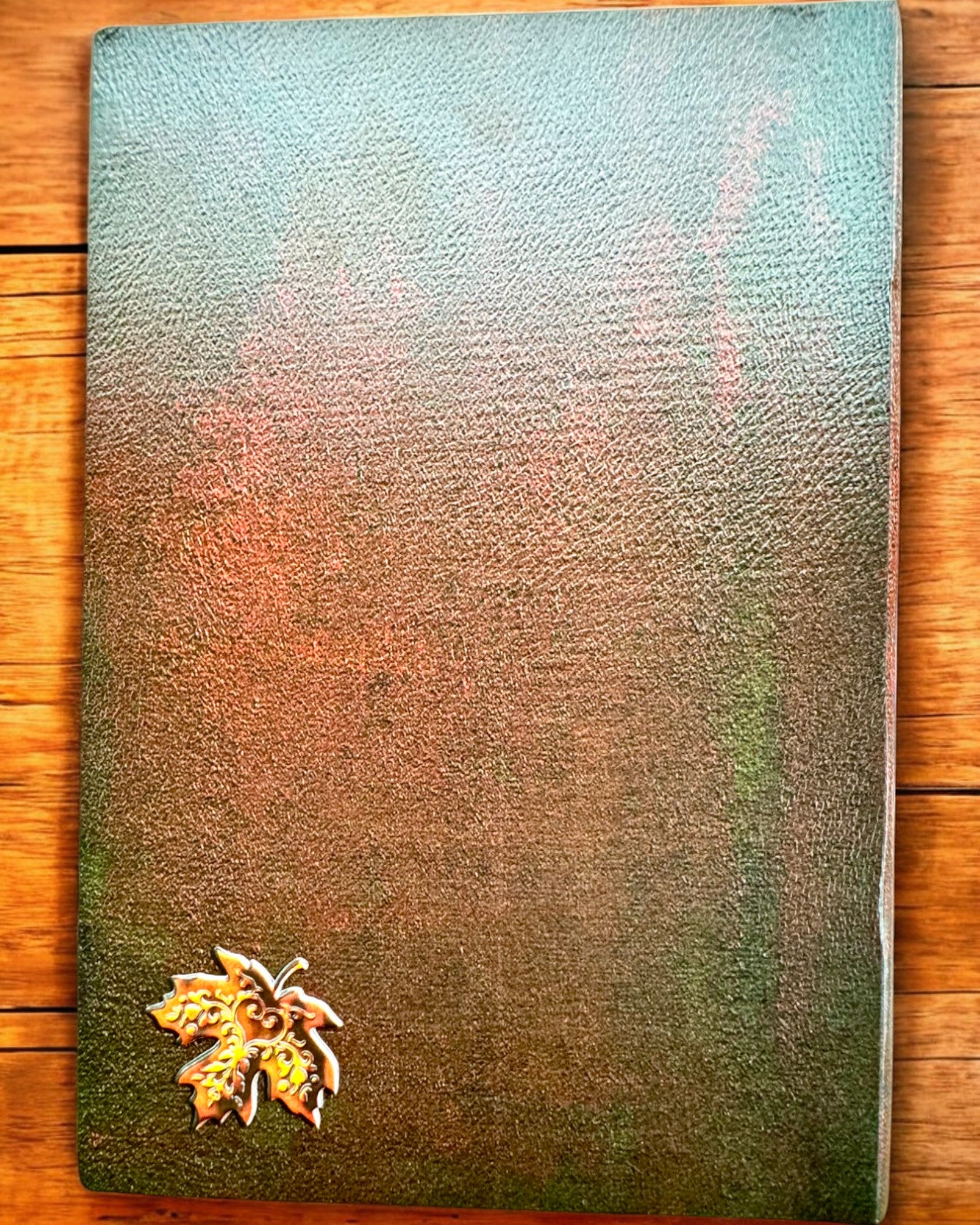 Leśny Jeleń – Cuaderno con Motivo de Ciervo, A5 - personalización con grabado para regalo
