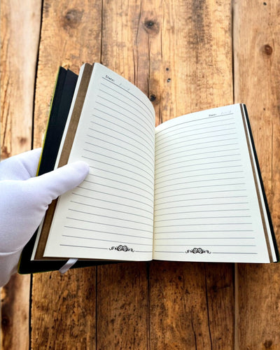 Ciervo del Bosque Notas con Motivo de Ciervo, A5 - personalización con grabado para regalo