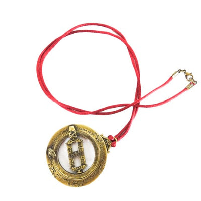 Miniatura de reloj de sol H90 con anillos astronómicos, grabado personalizado, regalo ideal, colgante burdeos, hecho de zincal y latón, diámetro 45 mm