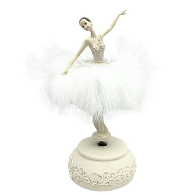 Caja de Música Bailarina Reina de las Nieves Móvil 23,5 cm con Grabado