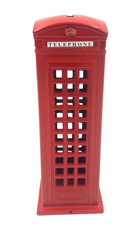 Figura decorativa de cabina telefónica