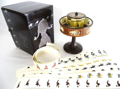 Praksinoscopio Miniatura Cine del Siglo XIX con Personalización con Grabado