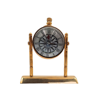 Reloj marinero de latón para escritorio NC2963 con grabado personalizado